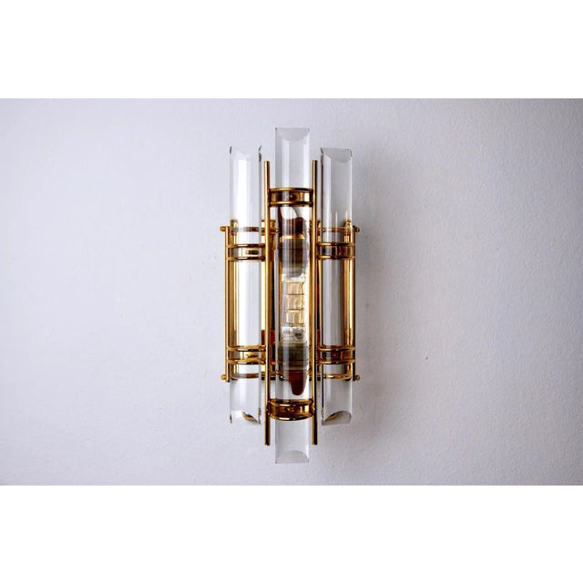 Glass Italian Hollywood Regency Wall Light from Venini, 1970 For Sale - Image 7 of 7
