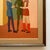 Pierre Georgeot Vintage 1970 Mid Century Modernist " Trois Aimes " Original Framed Paris Pop Art Oil Painting For Sale - Image 15 of 17