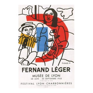 1956 Fernand Leger Lithograph for Expo Art in Posters 36 Mourlot For Sale