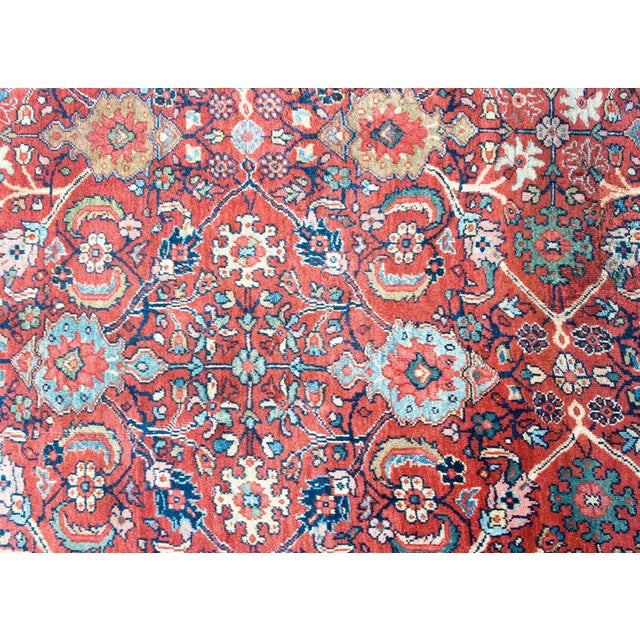 Early 20th Century Early 20th Century Persian Sultanabad Rug For Sale - Image 5 of 14