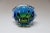 Vintage Italian Blue and Green Art Glass Ashtray / Decorative Footed Bowl For Sale In New York - Image 6 of 12