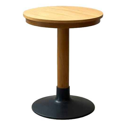 Round Side Table with Cast Iron Base, 1970s For Sale
