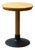Round Side Table with Cast Iron Base, 1970s For Sale