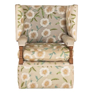 Upholstered Knowle Style Armchair, England Early 20th C. For Sale