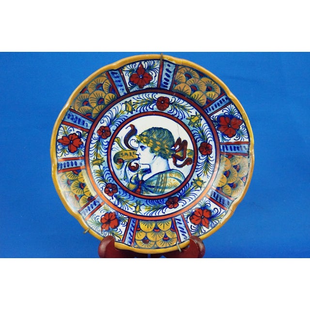 Vintage Ceramic Plates, 1920s, Set of 2 For Sale - Image 14 of 18