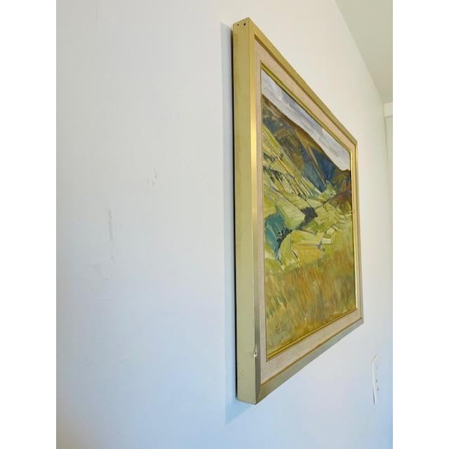 Tan Original Oil Lanscape For Sale - Image 8 of 17