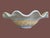 Shabby Chic Vintage Mackenzie Childs Retired Keukenhof Fluted Ruffled Centerpiece Bowl For Sale - Image 3 of 11
