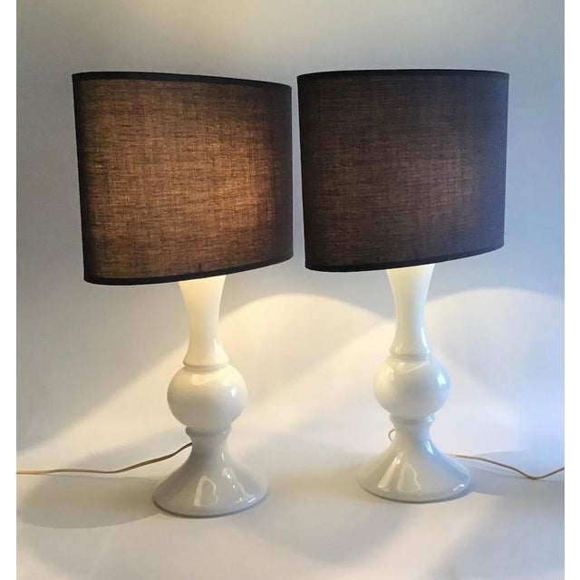 1960s Glass Table Lamps from Luxus, 1960s, Set of 2 For Sale - Image 5 of 11