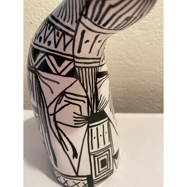 Ceramic Elio Schiavon Italian Wizard Figure For Sale - Image 7 of 11