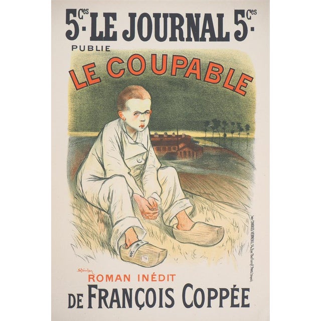 Théophile Alexandre Steinlen, Garçon aux sabots, 1897, Original Lithograph For Sale - Image 9 of 9