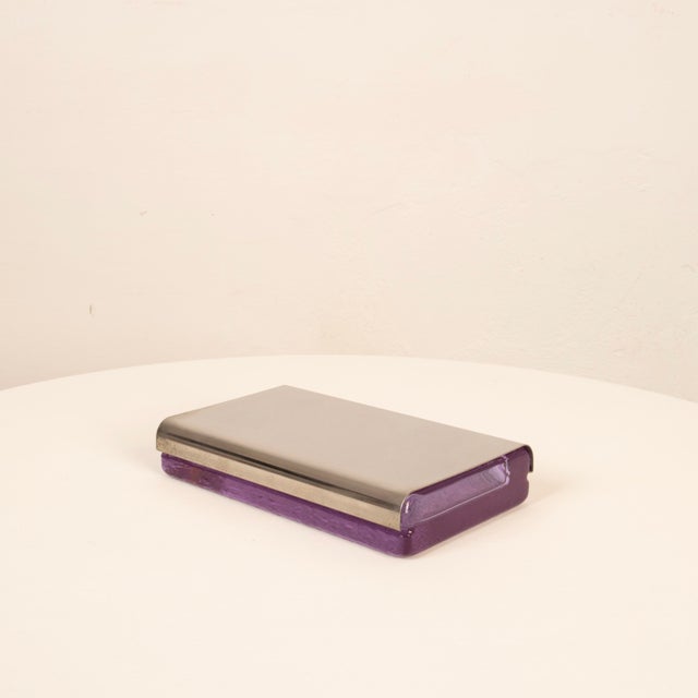 Mauve Marble Box by Joe Colombo for Arnolfo Di Cambio, 1970s For Sale - Image 8 of 18