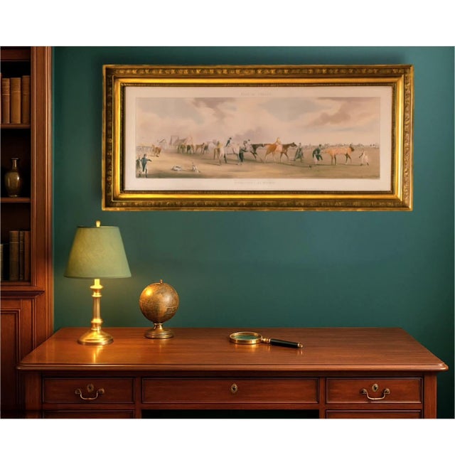 Henry Halken, Ascot Heat Preparing to Start, 1800s, Paper, Framed For Sale - Image 11 of 18