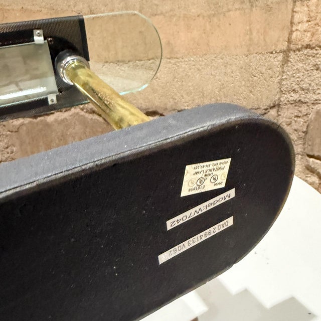 1980s Postmodern Banker's Lamp Robert Sonneman for George Kovacs For Sale - Image 13 of 15
