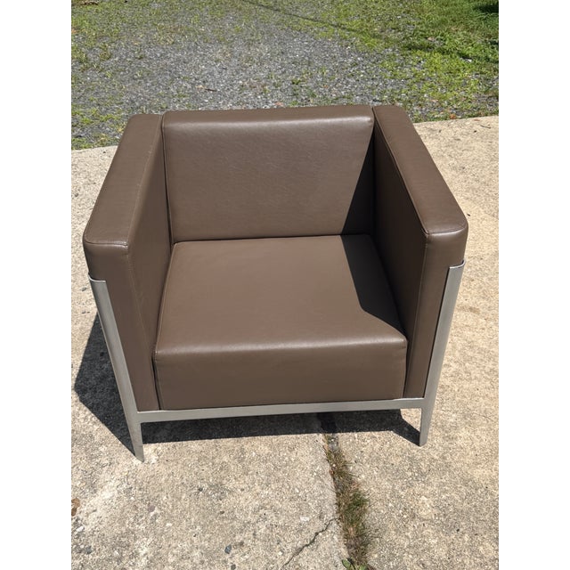 Coffee Scape Lounge 5520 Pair by Source International For Sale - Image 8 of 12