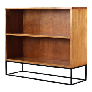 Paul McCobb Bookcase with Geometric Iron Base, Planner Group Series For Sale