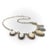Modern 1930s Retro Taxco 980 Silver Graduated Opal Cabochon Necklace For Sale - Image 3 of 9