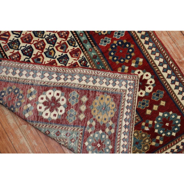 Tribal Antique Caucasian Talish 19th Century Runner For Sale - Image 18 of 18