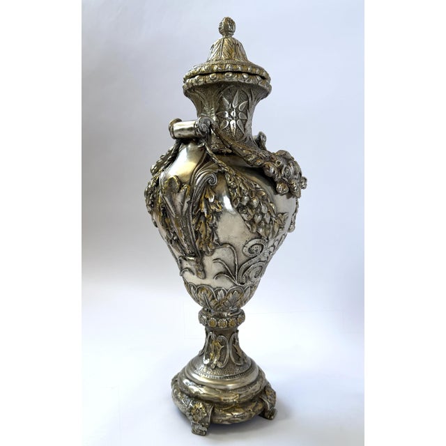 Mid 20th Century Ornate Lidded Bronze Jar For Sale - Image 9 of 10