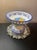 1950s Vestal Hand Painted Ceramic Pedestal 7” Bowl From Alcobaca Portugal For Sale - Image 5 of 6