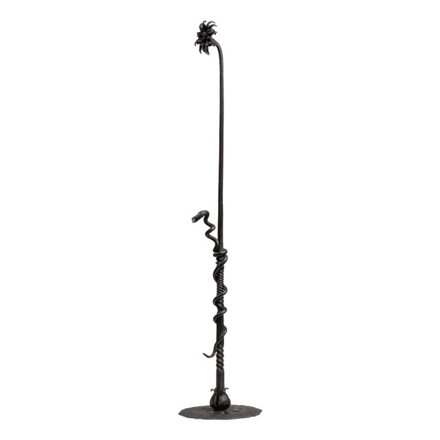 Alessandro Mazzucotelli, Abstract Sculpture, 1890s-1910s, Wrought Iron For Sale