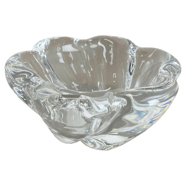 Large Floral Glass Shell Ashtray from Orrefors, Sweden, 1970s For Sale - Image 17 of 17