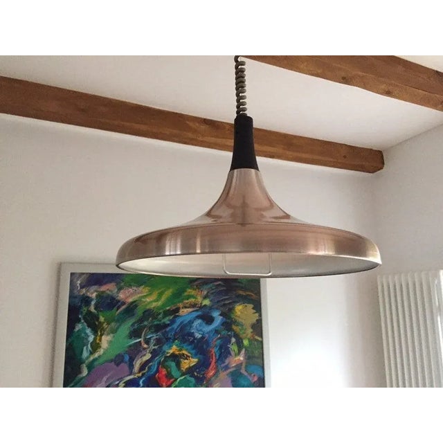 Metal Space Age Ufo Pendant Lamp from Erco For Sale - Image 7 of 10