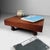 Elegant vintage Japanese shogi board, made in warm reddish-brown wood with a beautifully pronounced grain and deep natural...