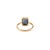 Not Yet Made - Made To Order 2.28 Carat Sapphire Georgian Style Black Rodium Solitaire Ring Size 6 in 18k Solid Gold For Sale - Image 5 of 16