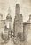 Limited edition (572/2050) copper plate intaglio etching from "New York in Etchings" by Anton Schutz. Printed by the...
