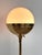 Brass and Glass Globe Floor Lamp from Vereinigte Werkstätten München, 1970s For Sale - Image 9 of 18