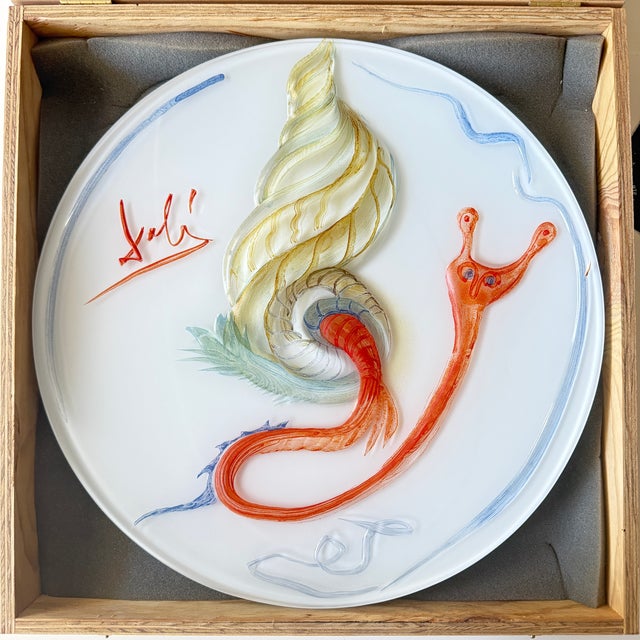 Annual Glass Plate by Salvatore Dali for Rosenthal, 1979 For Sale - Image 9 of 9
