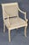 Pair Hollywood Regency Style Painted and Gilt Armchairs by William Switzer For Sale - Image 13 of 16