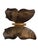 Large Italian wall light from the 1970s in the shape of a butterfly. The butterfly features a brass body with two large...