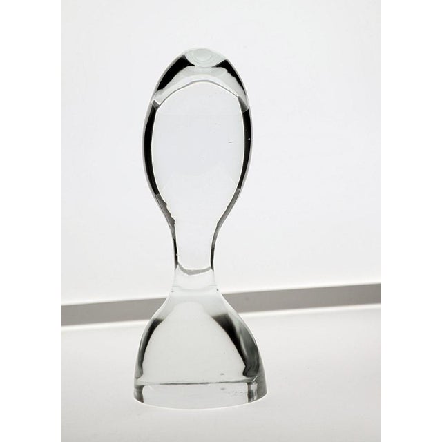 Abstract Bust Sculpture in Transparent Glass by Livio Seguso For Sale - Image 11 of 18