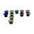 Set of eleven glasses designed by Max Verboeket for Kristalunie Maastricht. The carnaval series is known by it’s wild and...