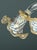 Venetian Floral “Rigadin” Murano Glass Chandelier full of gold Leaf inside. Venetian Romantic transparent and gold Floreal...