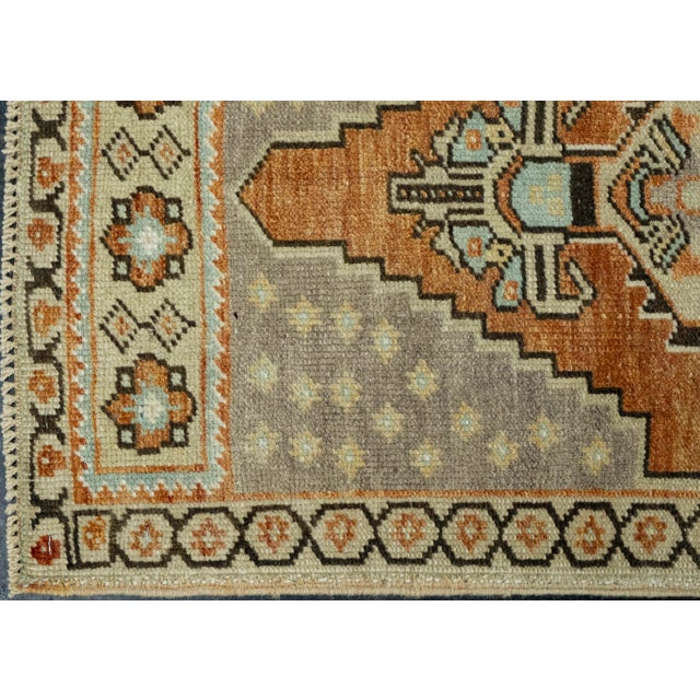 Turkish Mini Rug Oriental Hand Knotted Vintage Rug 1'8" x 3'5" #16209 Explore a curated collection of hallway runners,...