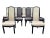 Late 20th Century Late 20th Century Henredon Black Lacquered Dining Chairs - Scene III Collection - Set of 10 For Sale - Image 5 of 10