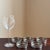Mid-Century Modern Mid-Century Silver-Plated Gallery Rim Glass Coasters – Set of Five For Sale - Image 3 of 10