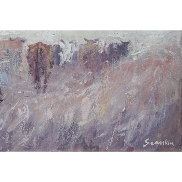 Sean Wu Original Oil Painting of Cowboy For Sale - Image 4 of 5