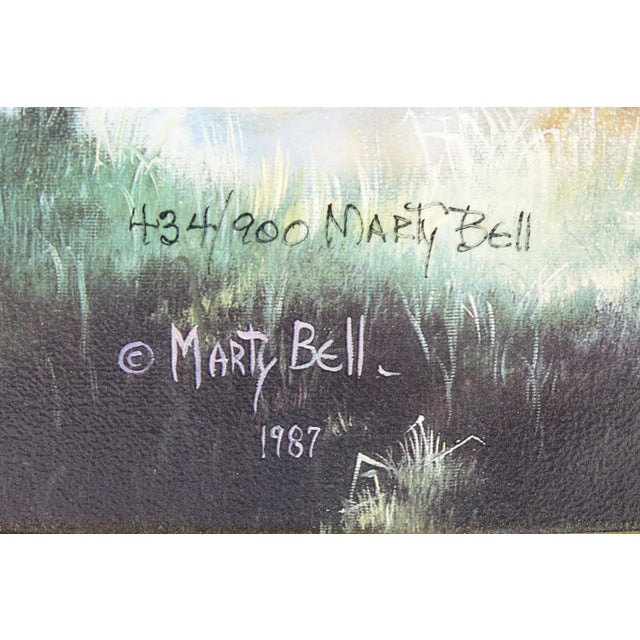 Early 20th Century Early 20th Century Lower Brockhampton Manor, Large Signed Print, Framed For Sale - Image 5 of 8