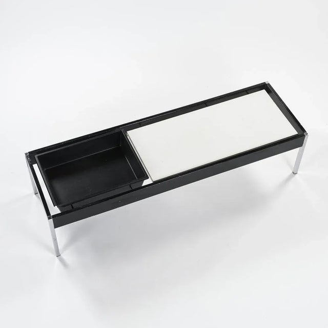 Coffee Table with Tubular Base by Joseph André Motte, 1970 For Sale - Image 9 of 10