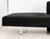 Vladimir Kagan "Omnibus" Black Suede Upholstered Sofa, with lucite base. 28" H x 120" W x 32" D; seat: 17" H. Provenance:...