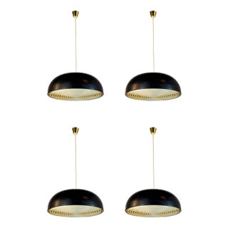 Vintage Scandinavian Pendant Lights, 1980s, Set of 4 For Sale