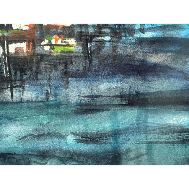 Sunset Sail Watercolor Painting For Sale In Los Angeles - Image 6 of 6