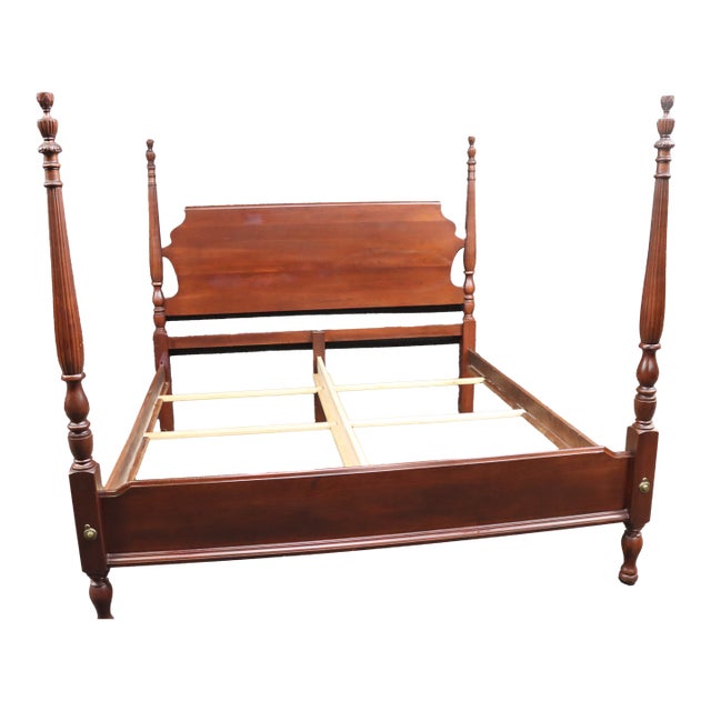 Durham Cherry King Poster Bed For Sale