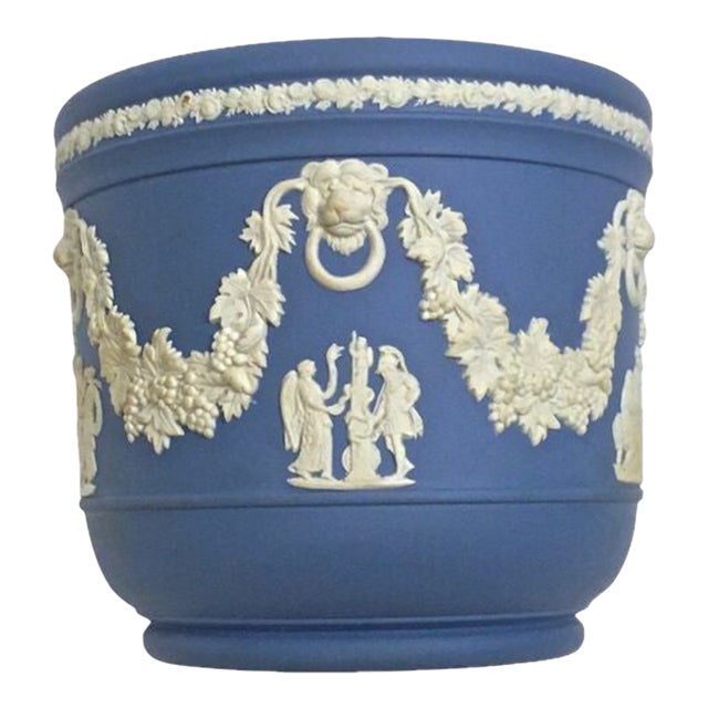 Antique Wedgwood Jasperware Classical Jardinaire For Sale