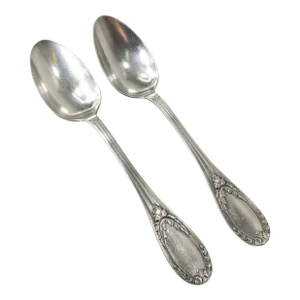 19th Century French Silverplate Spoons by Orfèvrerie Ercuis