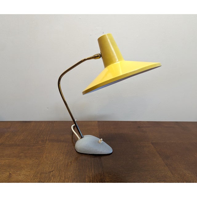 Sistrah-Licht GmbH Mid Century Modern German Articulating Table Lamp Attributed Sis Leuchten For Sale - Image 4 of 10