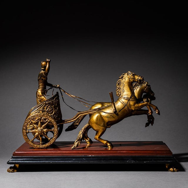 Chariot in Bronze, Italy, 1800s For Sale - Image 4 of 14